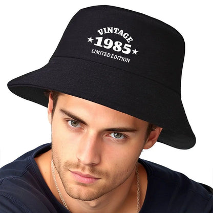Vintage 1985 Classic Retro Style Bucket Hat