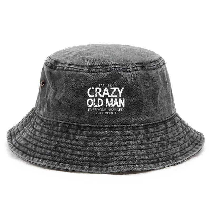 Grandpa Cotton Washed Vintage Humor Retired Life Bucket Hat