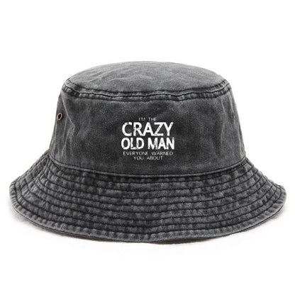 Grandpa Cotton Washed Vintage Humor Retired Life Bucket Hat