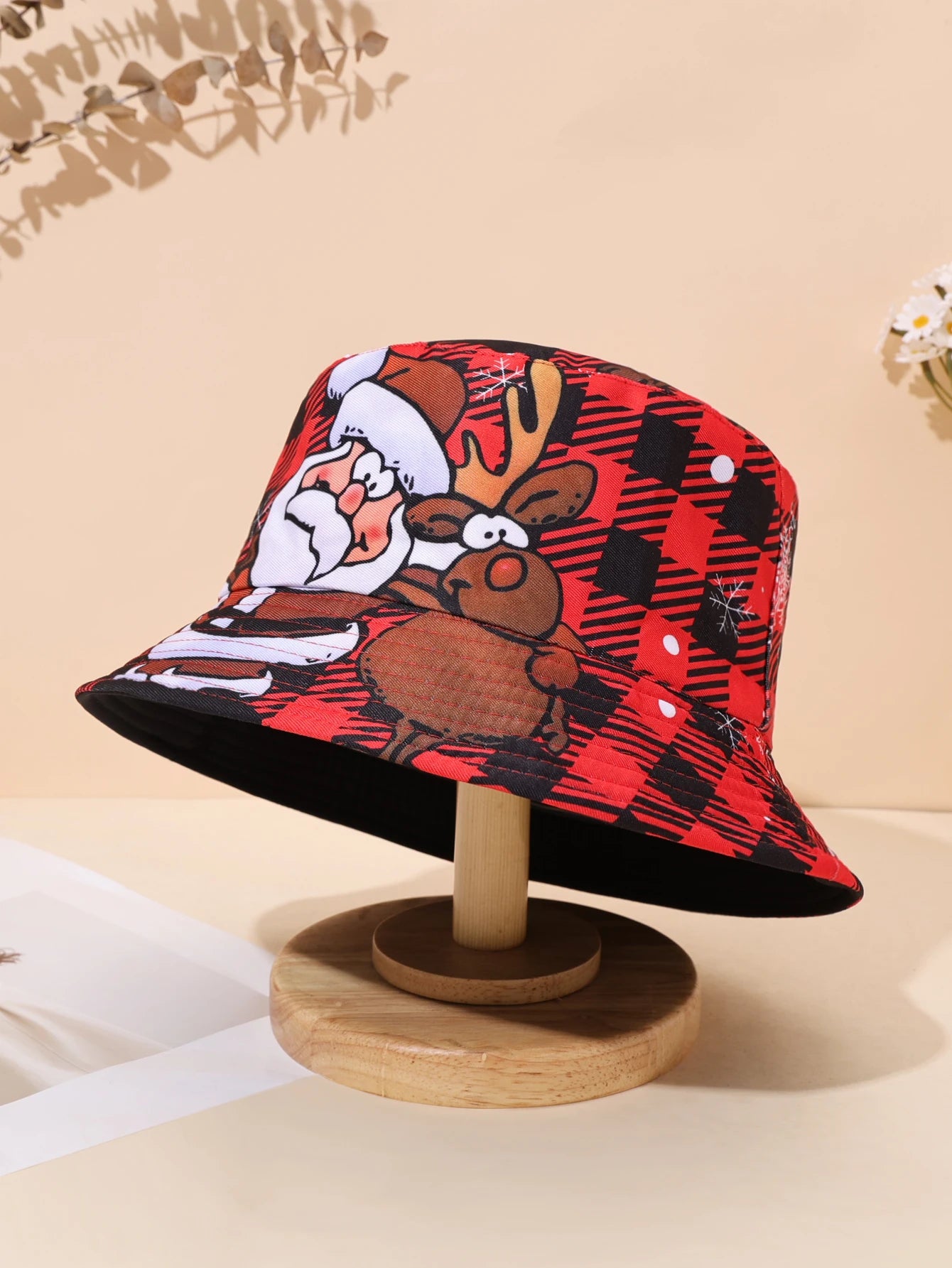Santa Claus Christmas Fisherman Hat