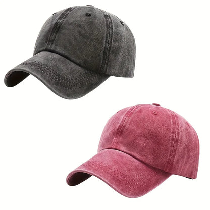 Men Women Unisex Baseball Cap Adjustable Solid Color Casual Hat