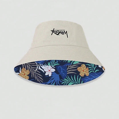 Unisex Double Sided Embroidered Fisherman Hat