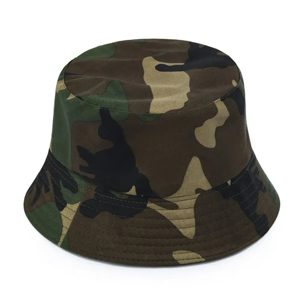 Camouflage Foldable Wide Brim Bucket Hat