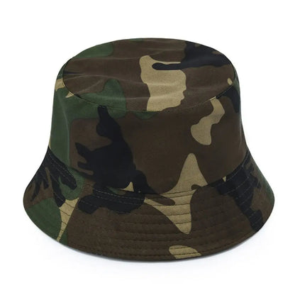Camouflage Foldable Wide Brim Bucket Hat