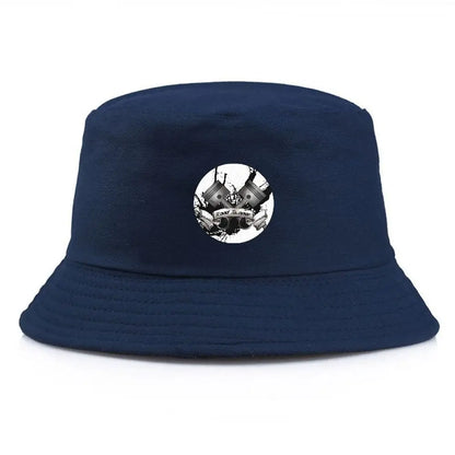 Cool Print Cotton Bucket Hat Unisex