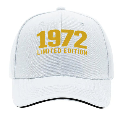 1972 Limited Edition Printed Fashion Baseball Cap