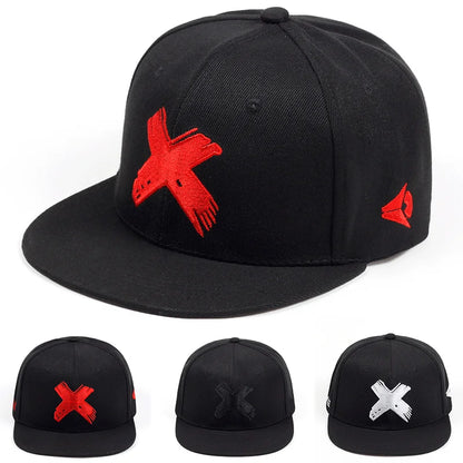 Unisex Simple Letter X Embroidery Hip-hop Hats