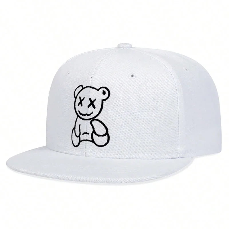 Unisex XX Little Bear Embroidery Hip-hop Hats
