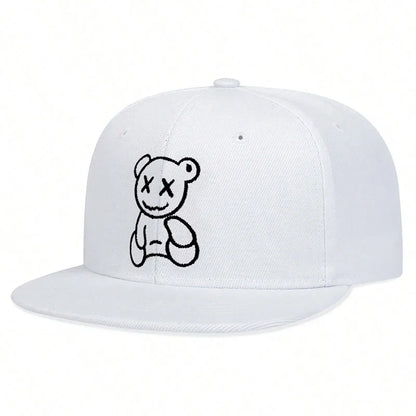 Unisex XX Little Bear Embroidery Hip-hop Hats