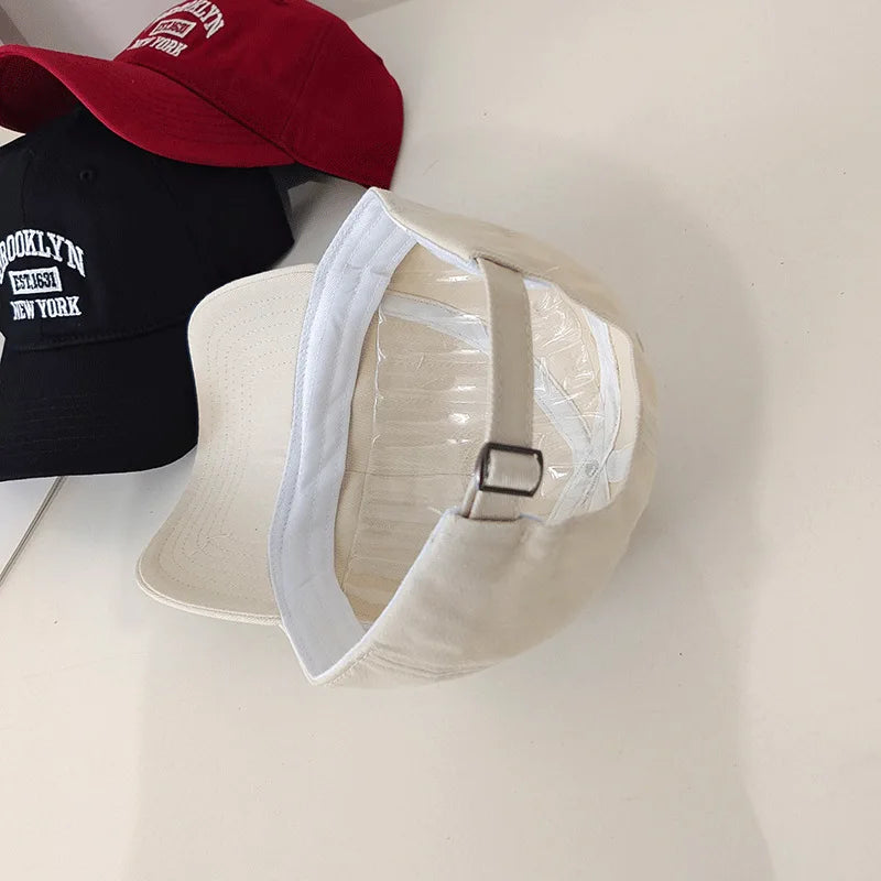 Unisex Letter Embroidered Cotton Baseball Cap