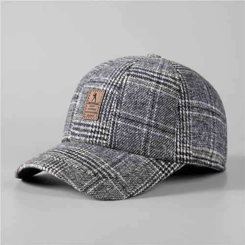 Winter Warm Baseball Hat With Ear Flaps