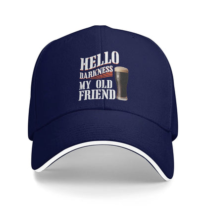 Hello Darkness My Old Friend Retro Baseball Cap
