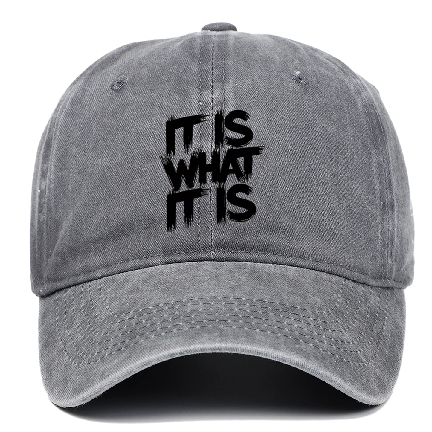 Black Letter Print Casual Street Baseball Cap