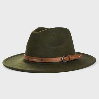 British Flat Brim Wool Bucket Hat
