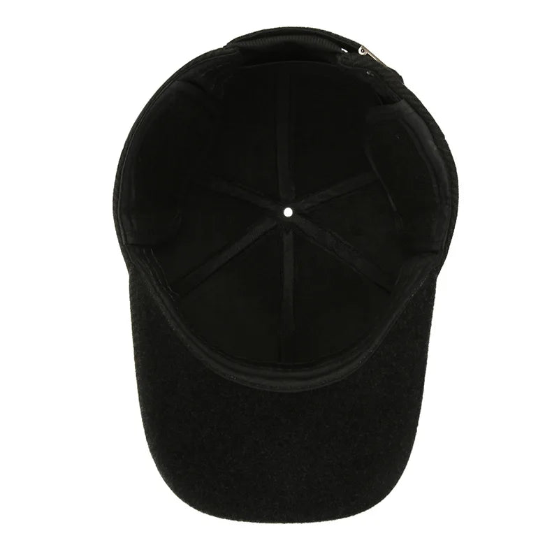 Outdoor Thick Warm Earmuff Baseball Cap