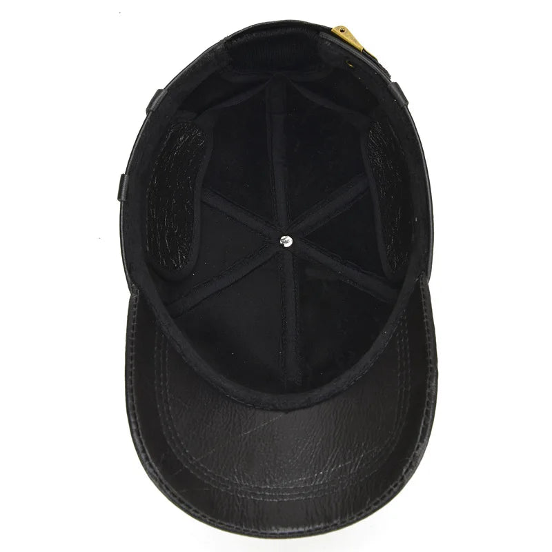 Northwood Leather Hip Hop Snapback Cap