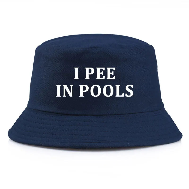 I Pee In Pools Funny Bucket Hat