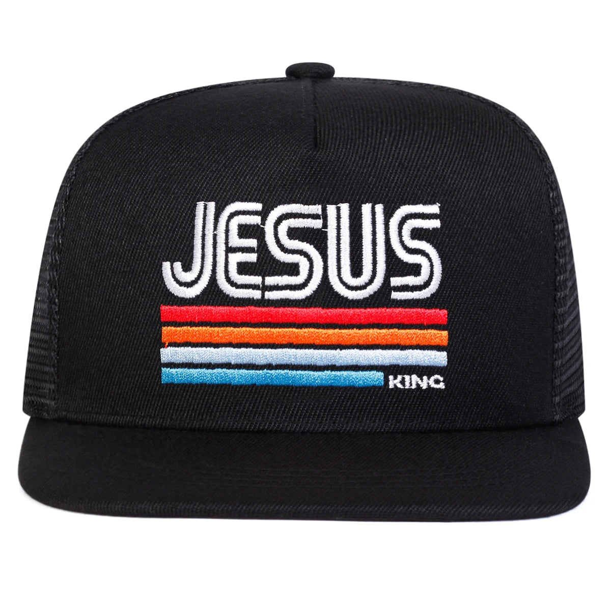 Unisex JESUS Letter Embroidery Hip-hop Net Hats