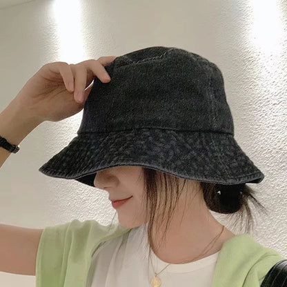 Cowboy Style Face-Cover Sun Protection Bucket Hat