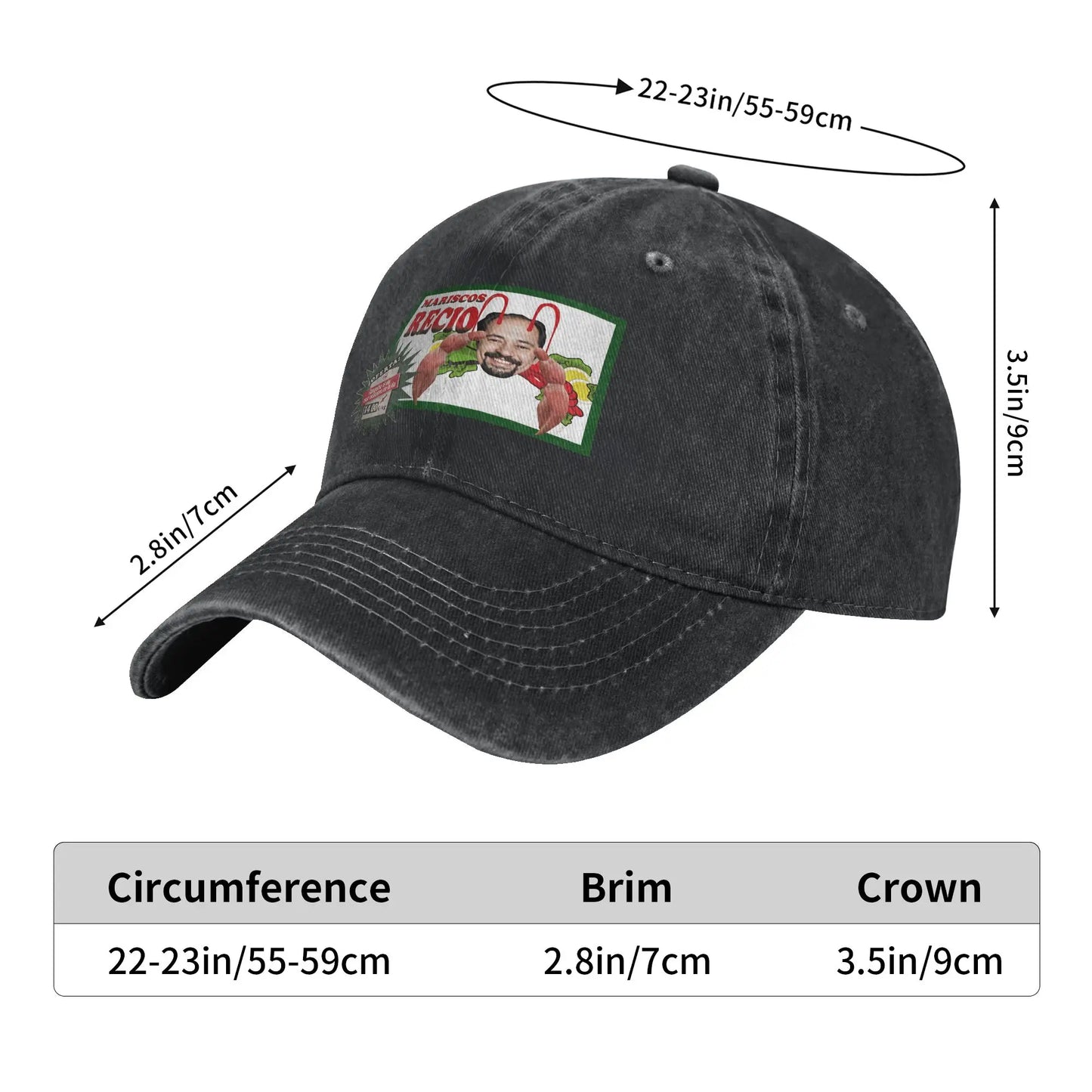 Antonio Mariscos Recio Streetwear Snapback Baseball Cap