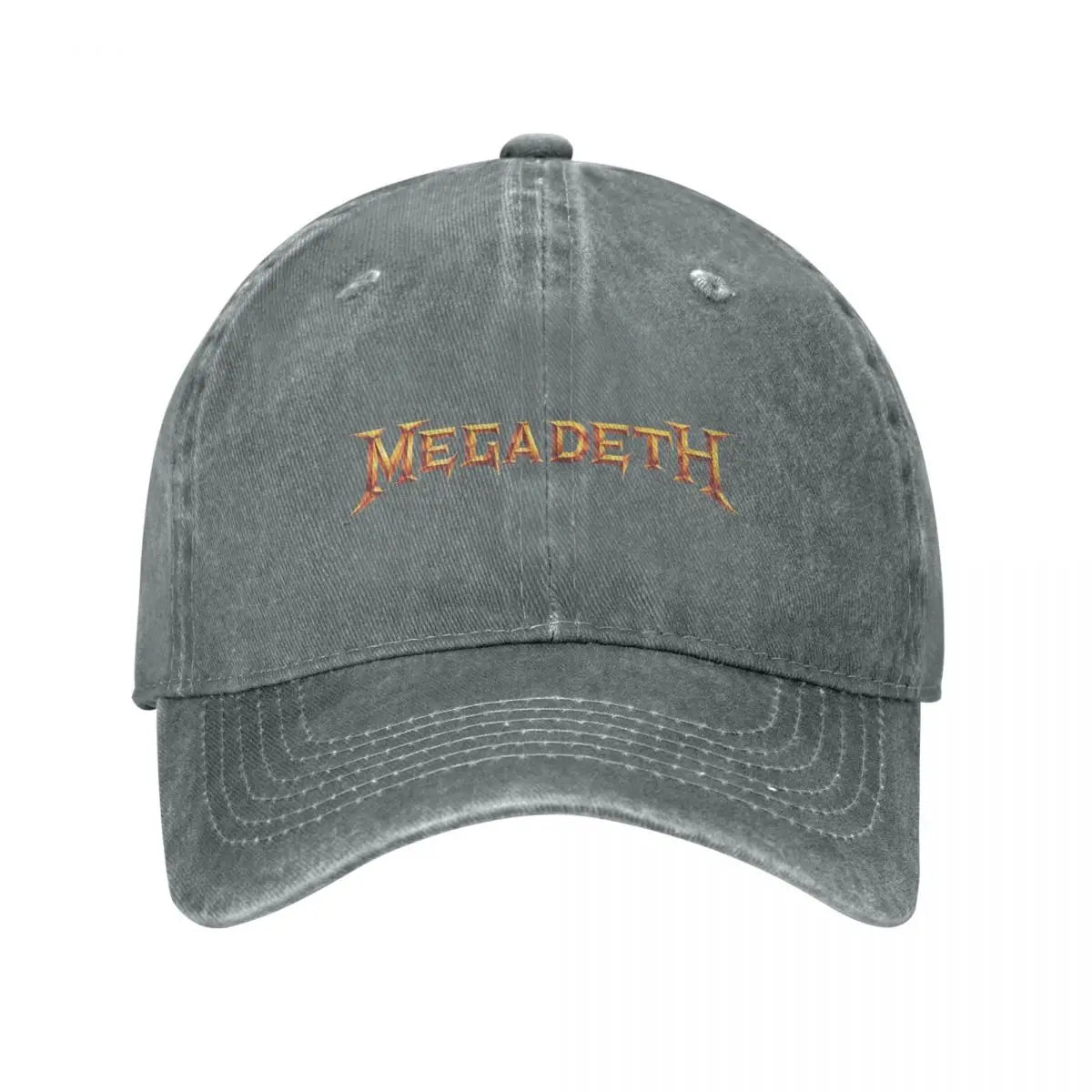 Megadeth Retro Distressed Denim Baseball Cap