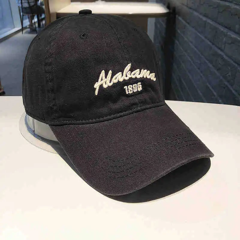 RICYGVM Letter Embroidery Solid Color Baseball Cap