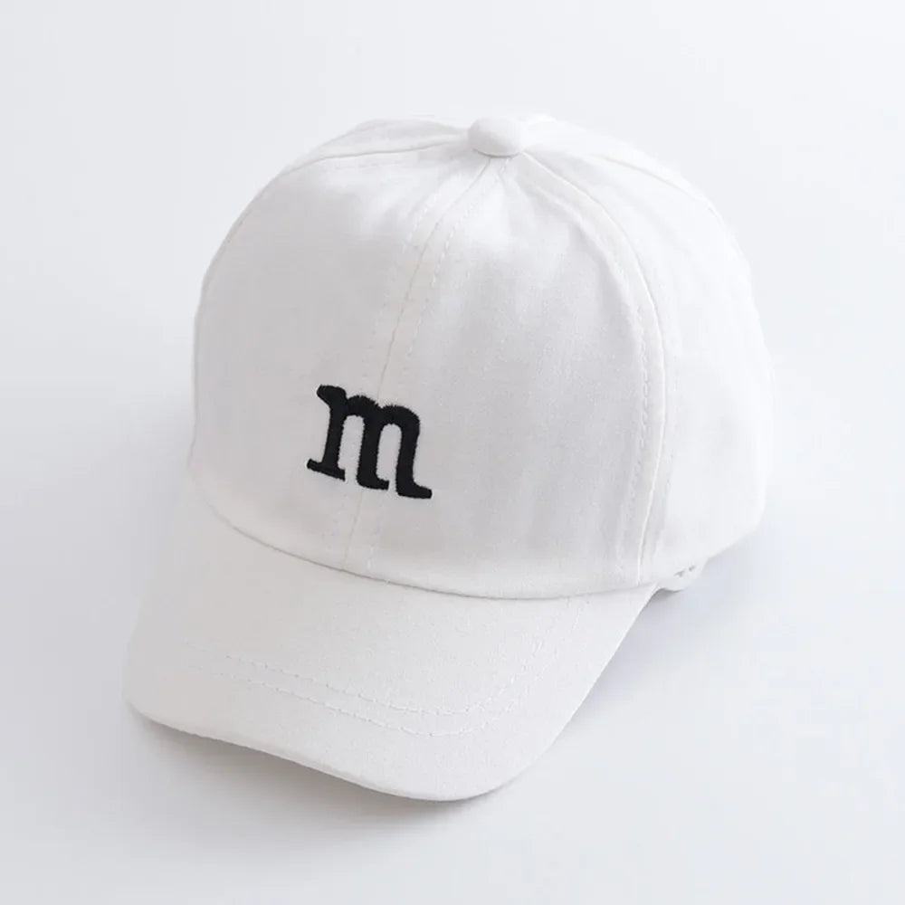 Children’s Letter Print Thin Visor Baseball Cap