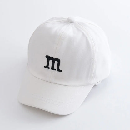 Children’s Letter Print Thin Visor Baseball Cap