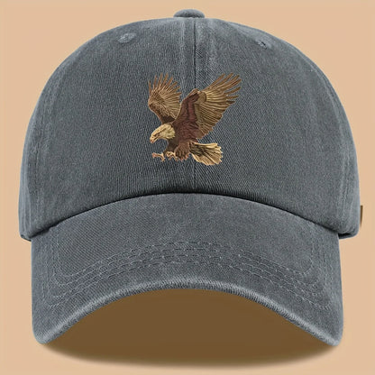 Eagle Print Adjustable Outdoor Vacation Baseball Cap