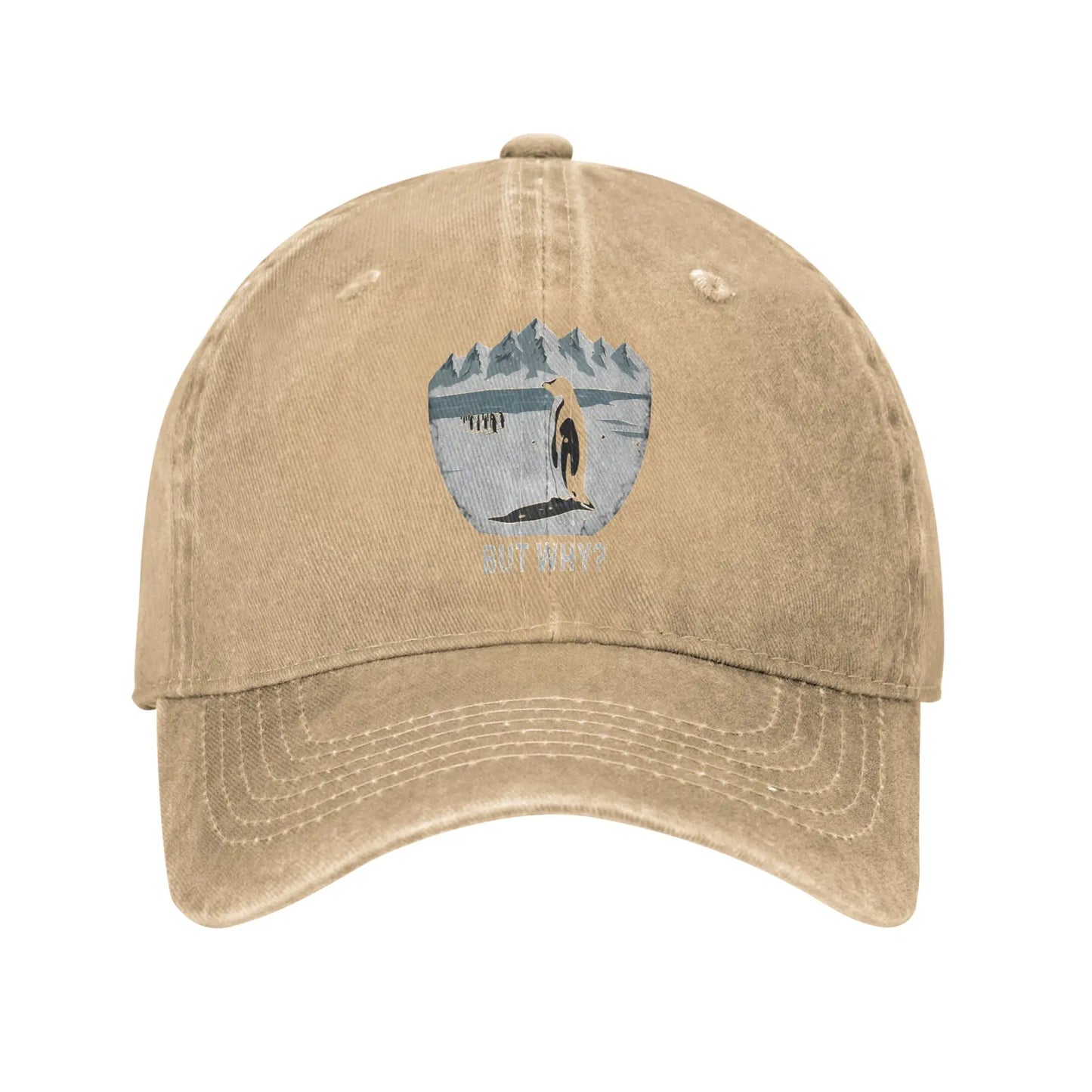 High Quality Nihilist Penguin Washed Baseball Cap