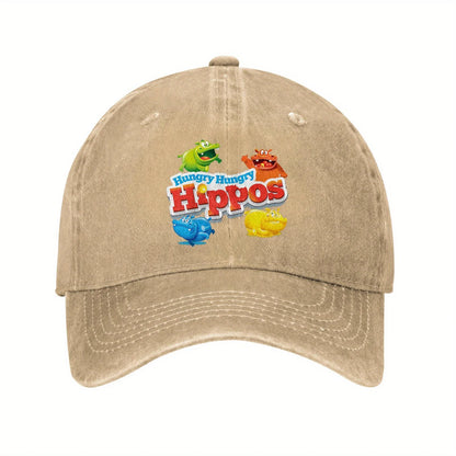 Hungry Veggie Geometric Retro Snapback Cap