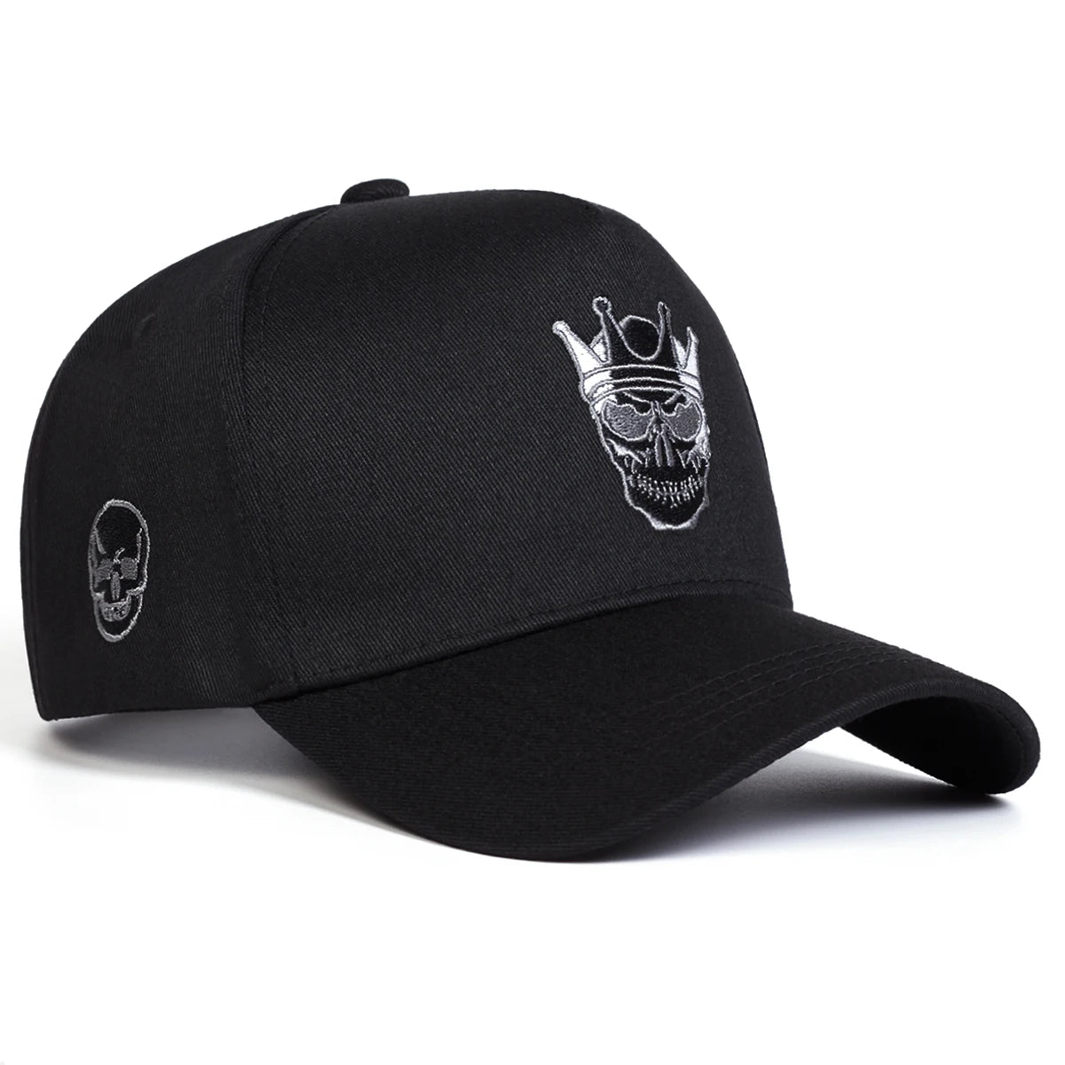 Skull Crown Embroidery Baseball Cap Unisex