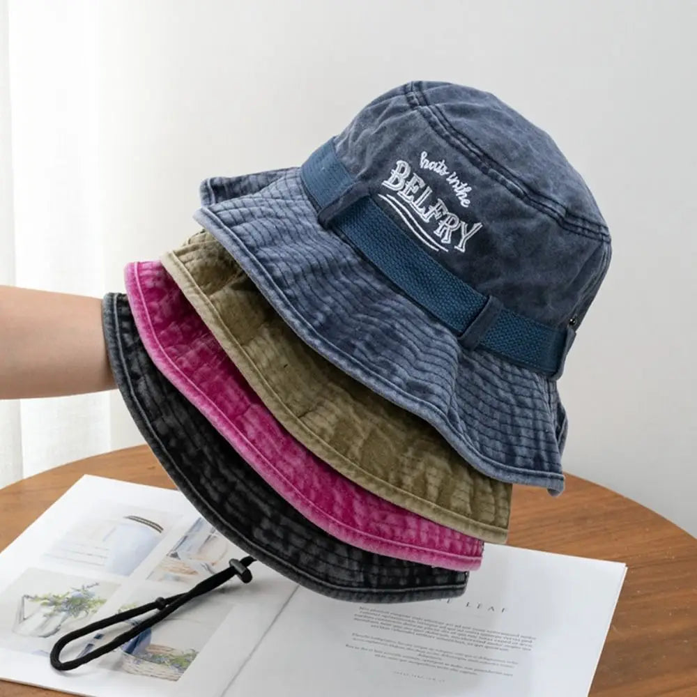 High Quality Cotton Denim Unisex Bucket Hat