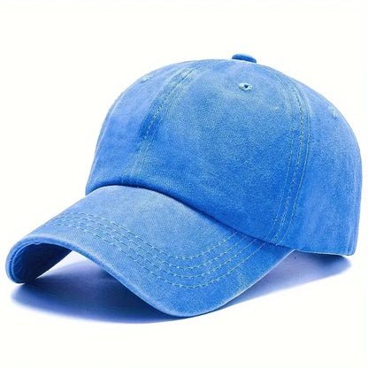 Men Women Unisex Baseball Cap Adjustable Solid Color Casual Hat