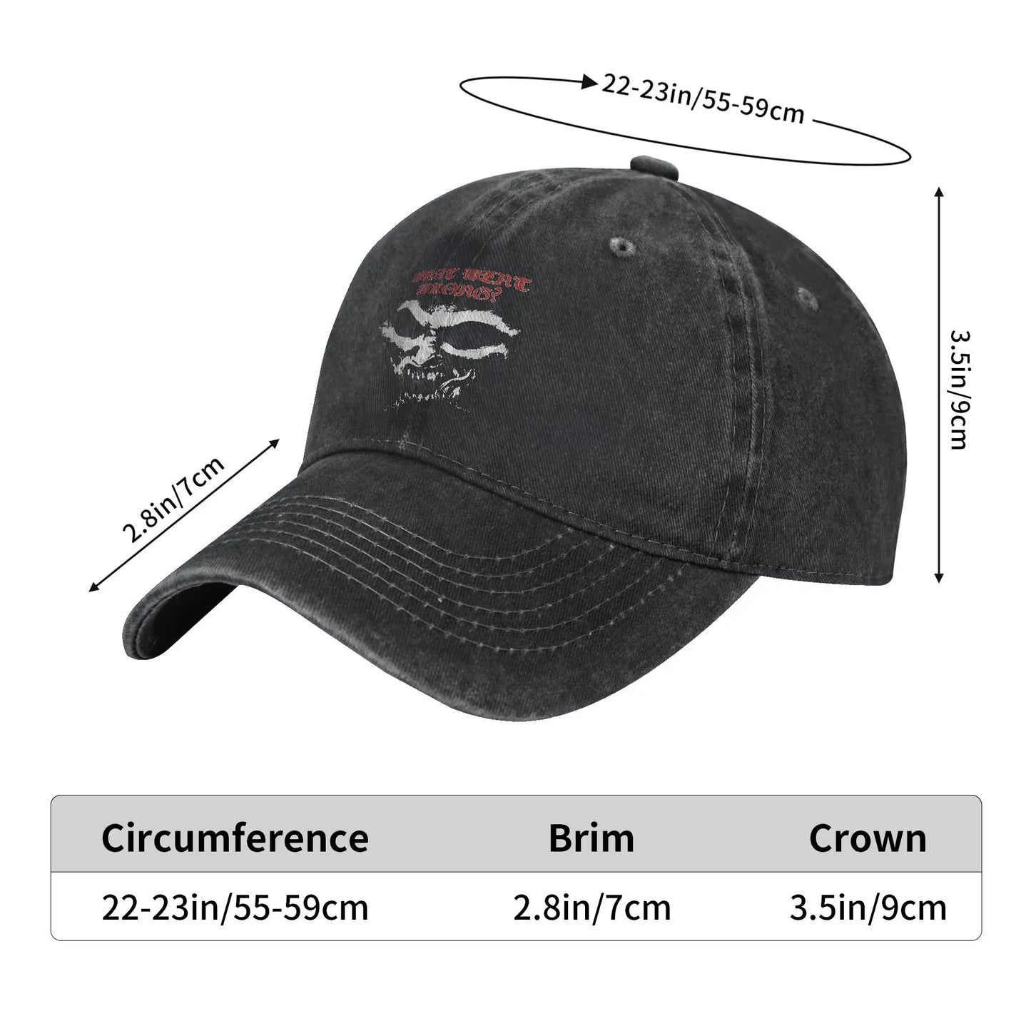 Vintage Washed Postal Dude Retro Baseball Cap