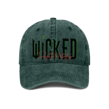 Wicked Alphabet Twill Baseball Cap