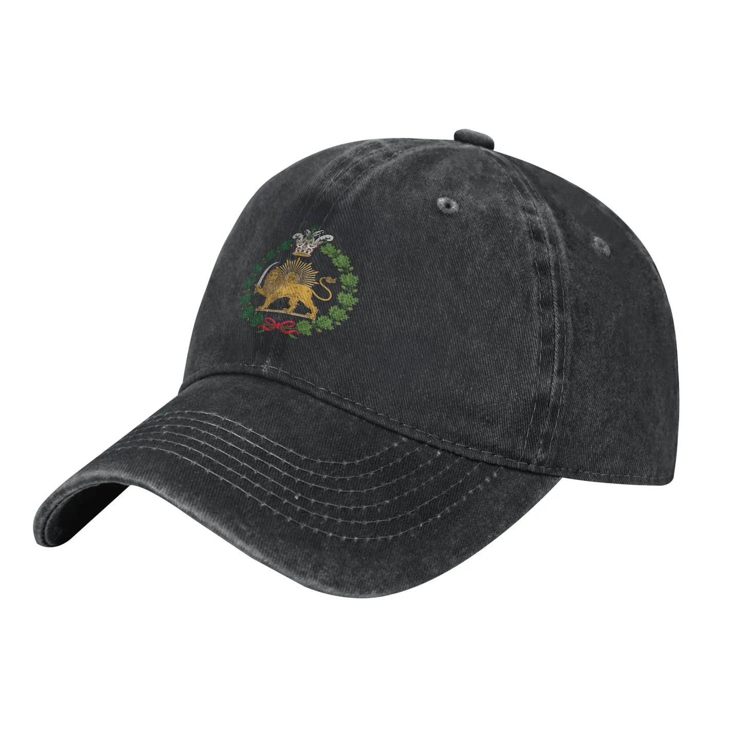 Vintage Shir O Khorshid Lion Iran Baseball Cap