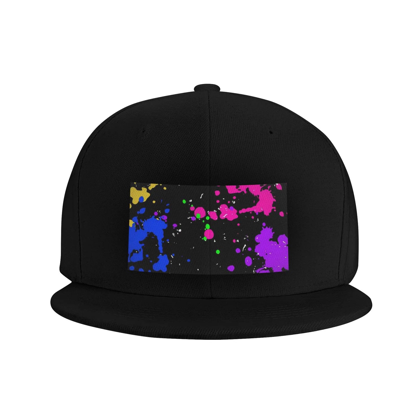 Colorful Graffiti Splatter Pattern Snapback Cap