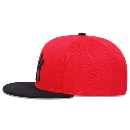 Letter Embroidery Unisex Trucker Snapback Cap