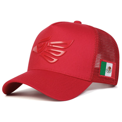 Unisex Mexican Eagle Label Adjustable Baseball Cap