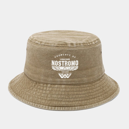 Nostromo Printed Washed Retro Sunshade Fisherman Hat