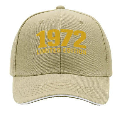 1972 Limited Edition Printed Fashion Baseball Cap