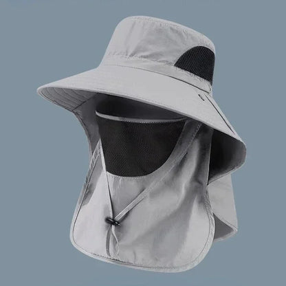 UV Protection Neck-Flap Bucket Hat