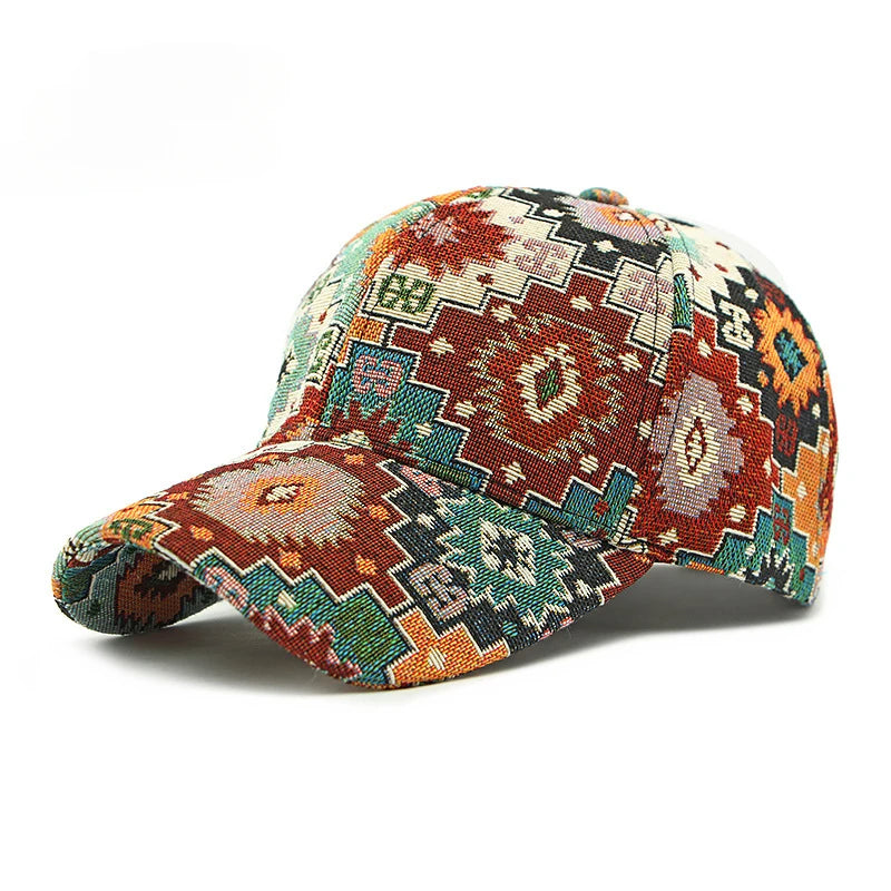 Retro Ethnic Hardtop Korean Fashion Baseball Cap