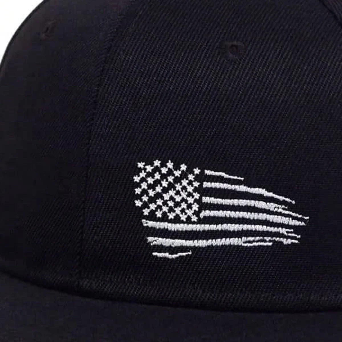Unisex Side American Flag Embroidery Hip-hop Hats
