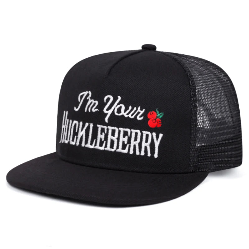 Creative Letter Embroidery Street Snapback Cap