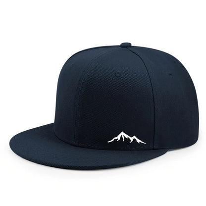Adjustable Polyester Flat Brim Baseball Hat