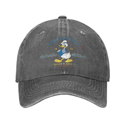 Donald Duck Authentic Print Snapback Baseball Cap
