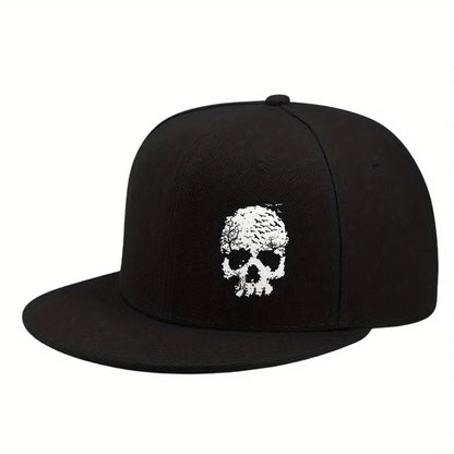 Skull Trees Bats Graphic Streetwear Snapback Cap