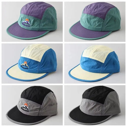 Color Match Soft Brim Five Panel Snapback Cap